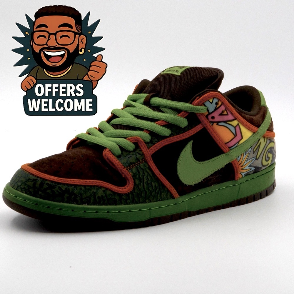 NIKE SB Dunk High De La Soul (2005) SZ  13. ** RARE ** PRISTINE **